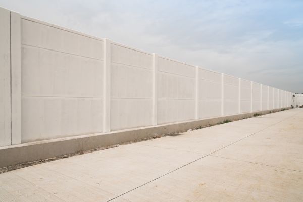 Concrete Fence Construction in Ankeny
