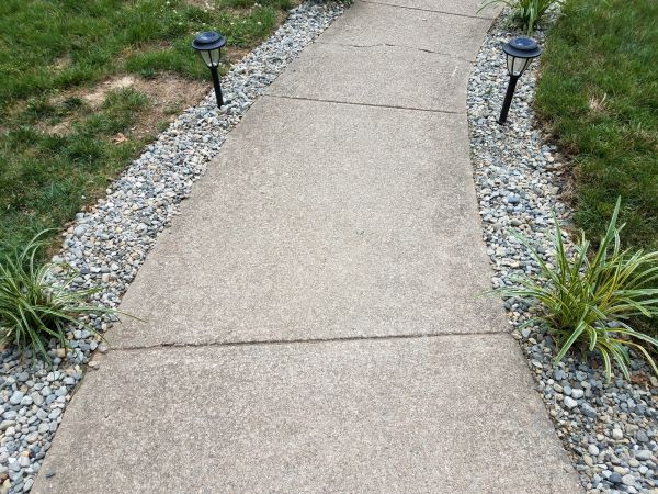 Cement Path Construction in Ankeny