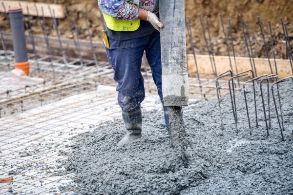 Cabin Foundation Pouring in Ankeny